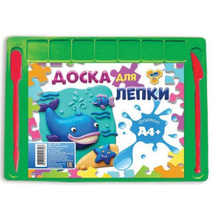 Доска для лепки , формат А4 , цвета ассорти, ДЛ-02