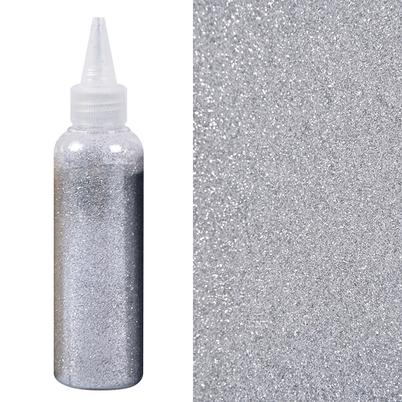 Глиттер, Серебро, 80 г, 521201