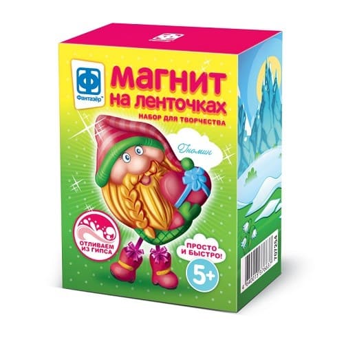 Магнит из гипса Фантазер Гномик 707254