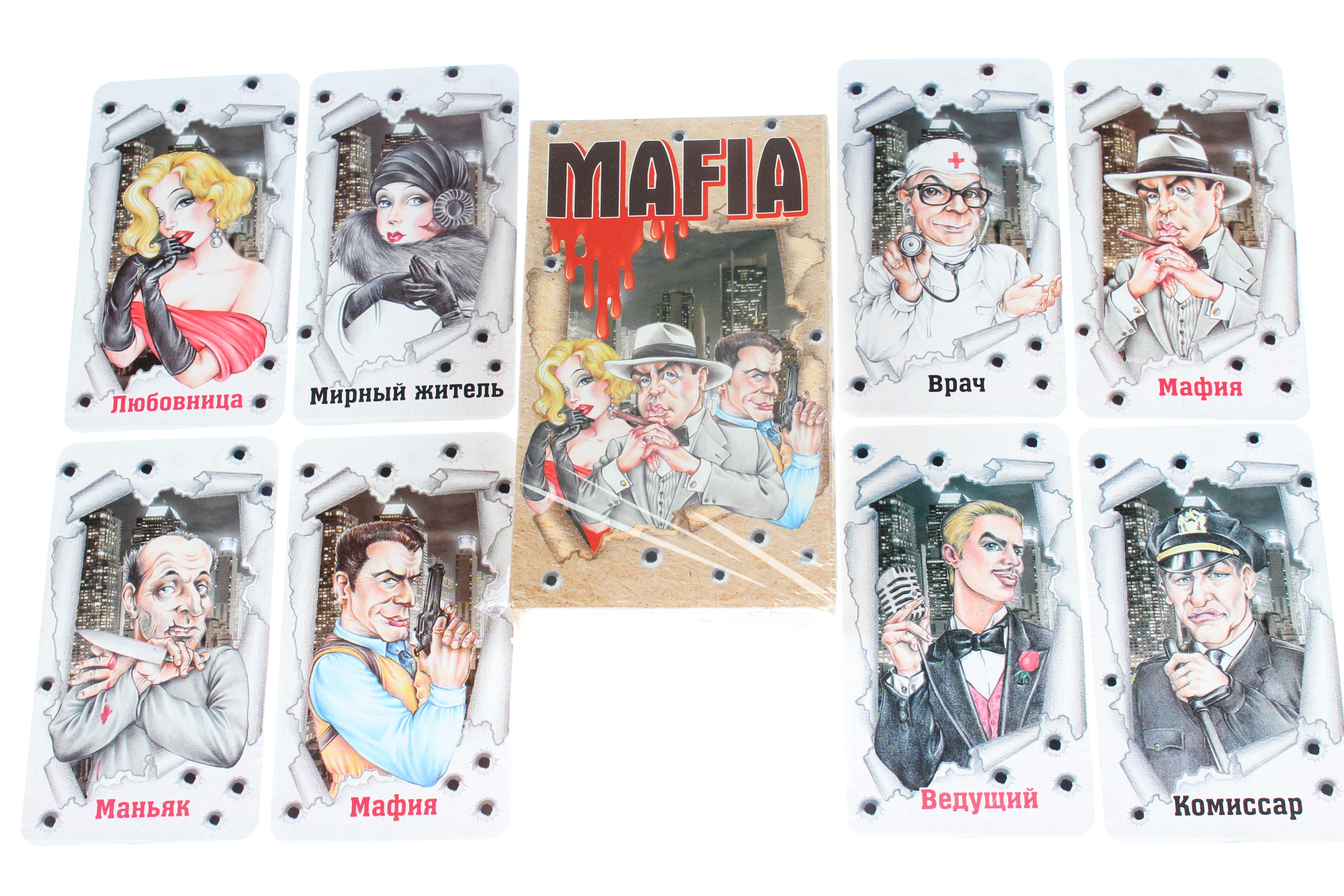 Карточная игра 'Мафия Чикаго', Задира-Плюс, 20 карт, 9044083