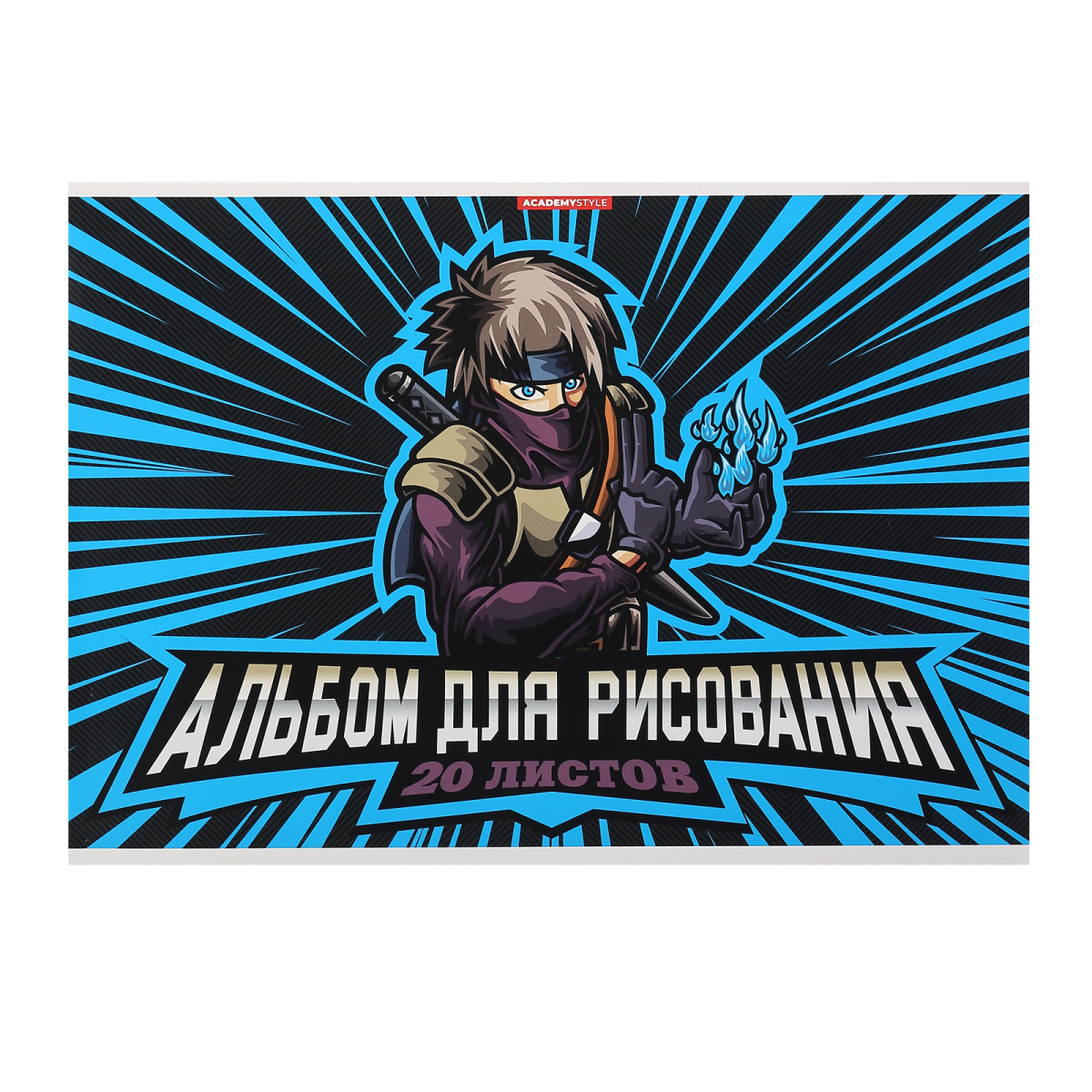 Альбом для рисования 20л. А4, 'ACADEMYSTYLE', ассорти дизайн