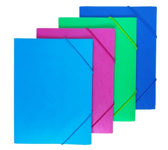 Папка пластиковая А4 на резинке, AR-3029