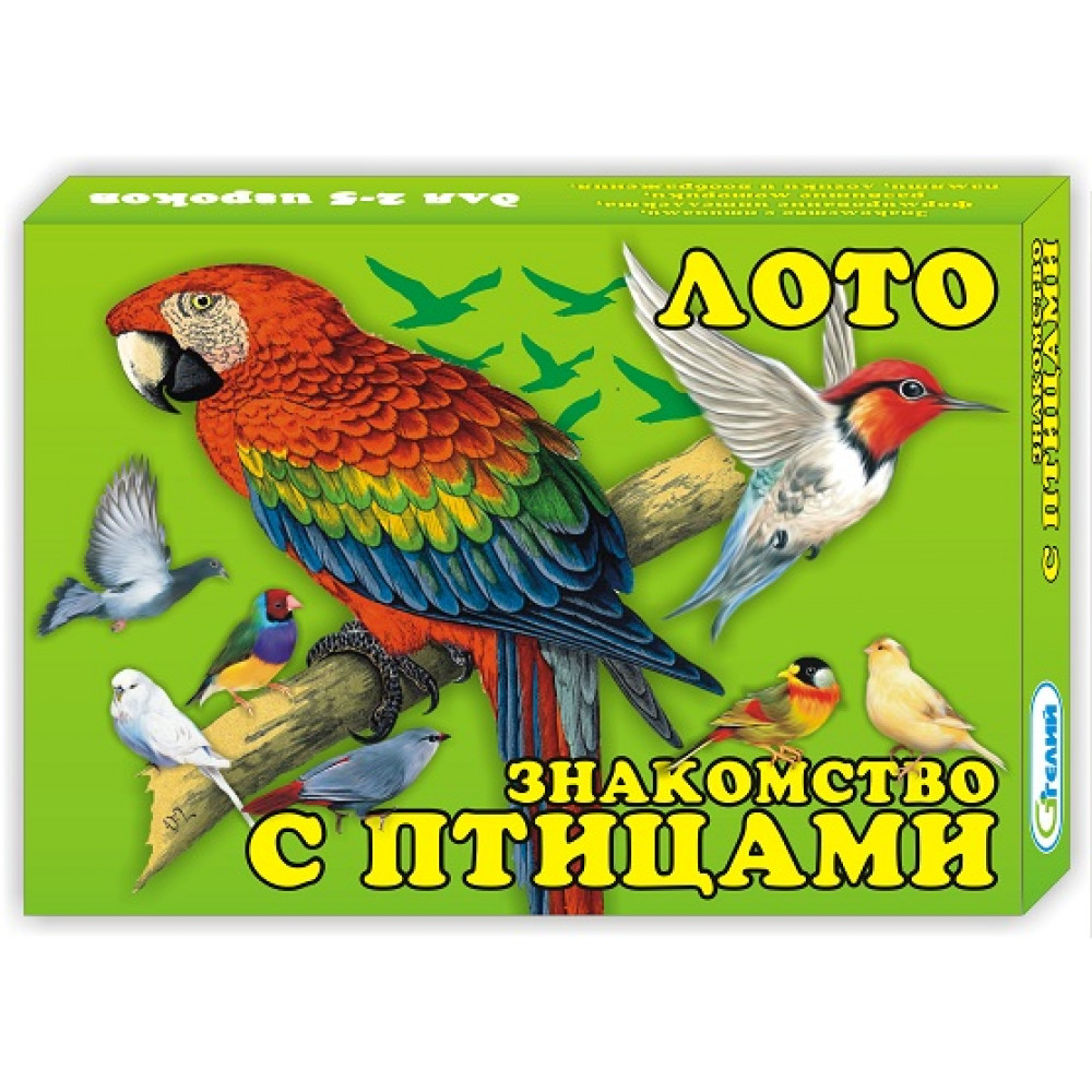 Лото 'Знакомство с птицами', 10518