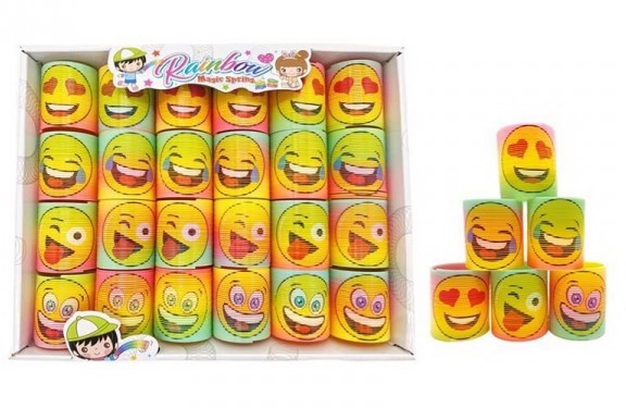 Пружинка-радуга, цвет в ассорт. в дисплее уп-24шт в кор,M250-H60460