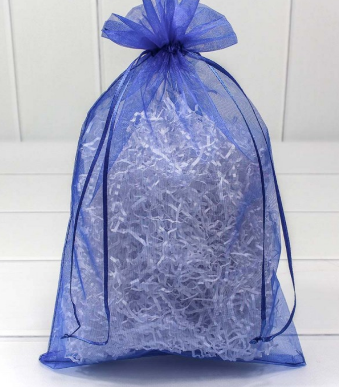 Мешочки из органзы 20х30 Синий, 000801-2K	н-й