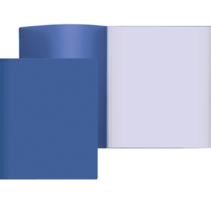 Папка "Attomex", 100 прозрачных вкладышей , A4 , 600 мкм , синяя, 3107003