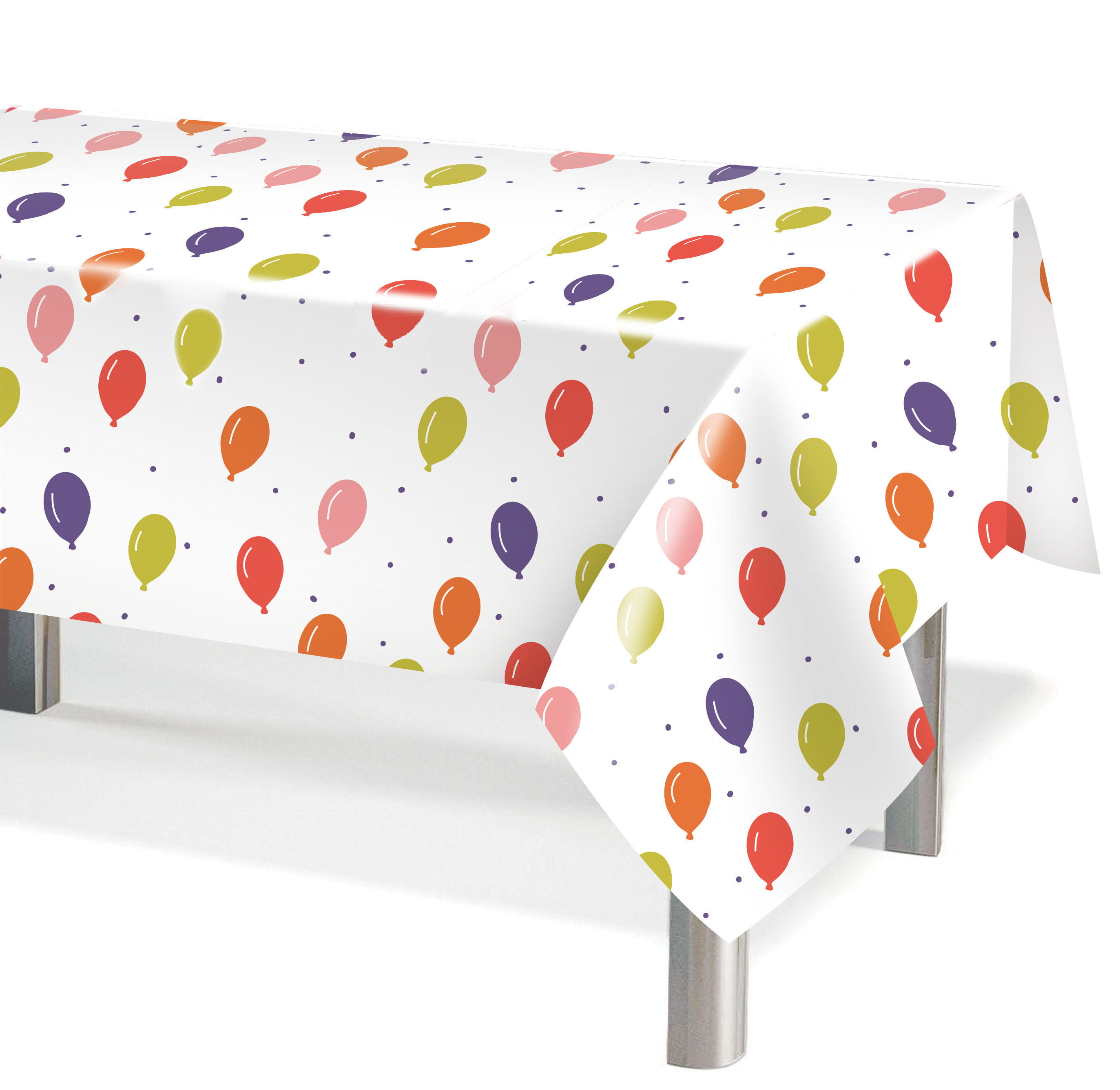 Скатерть одноразовая, Шарики, 120х180 см, 1 шт, 6231782