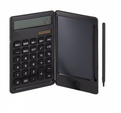 Калькулятор с графическим планшетом Alingar 12 разрядов, 162~80~14 мм, черный, AL13236