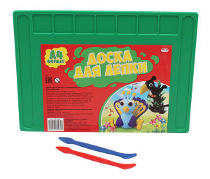 Доска для лепки с выемками , А4 , 2 стека, ДЛ-4984