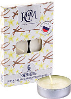 Свеча чайная РСМ Ваниль 6 шт 1300601