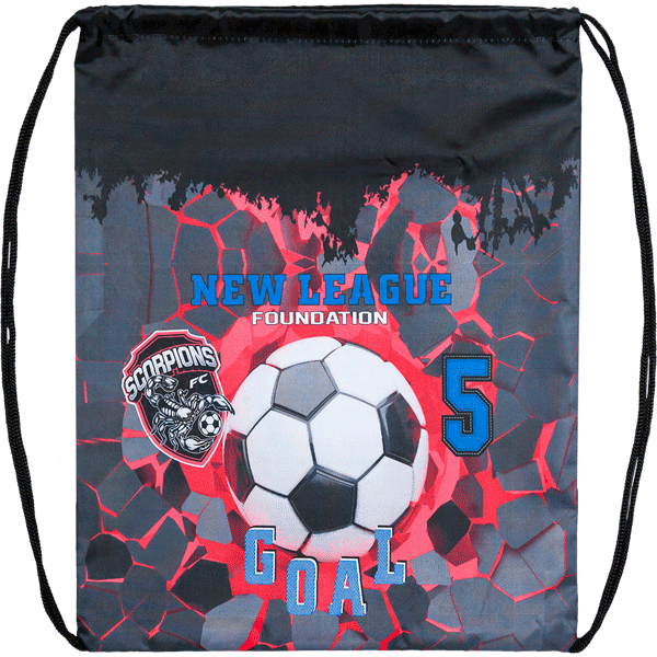 Сумка для сменной обуви 'Attomex. Football' 35x43 см, 1 отделение, водоотталкивающая ткань, 7048404