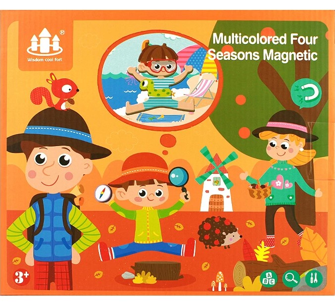 Набор магнитный 'Путешественники' с маркерной доской и фломастером, DV-T-2361