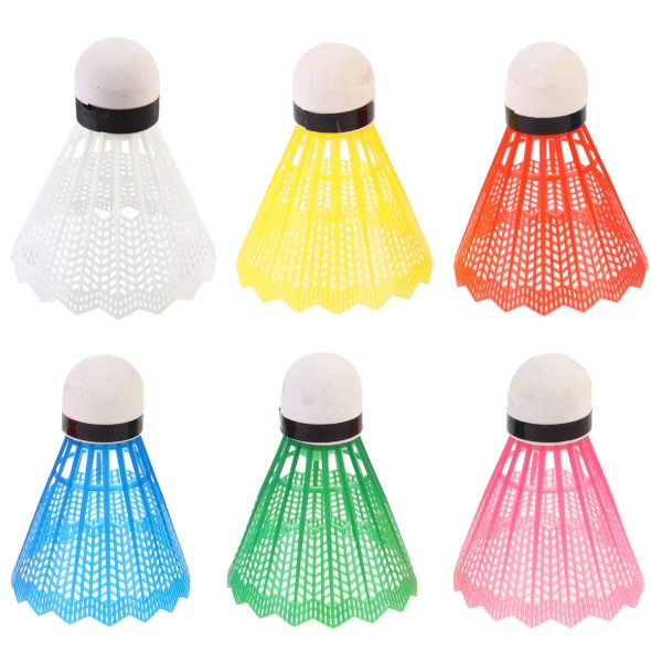 Воланы пластиковые (12 шт.) цвет в ассорт. в пак., H10736 (250)