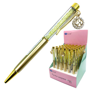 Ручка шариковая автоматическая "Basir" синяя , 0,5 мм , MC-6357