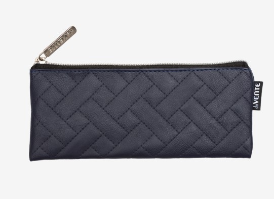 Пенал 'deVENTE. Factura' 21,5x9x1 см, плоский для 35 предметов, на молнии, 7024533