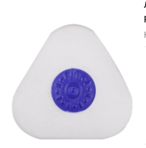 Ластик OfficeSpace Expert, треугольный, термопластичная резина, пластиковый держатель, OBGP_10060