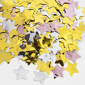 Конфетти Дон-Баллон 'Звезда' ассорти делюкс 1,5 см 50гр 6014330