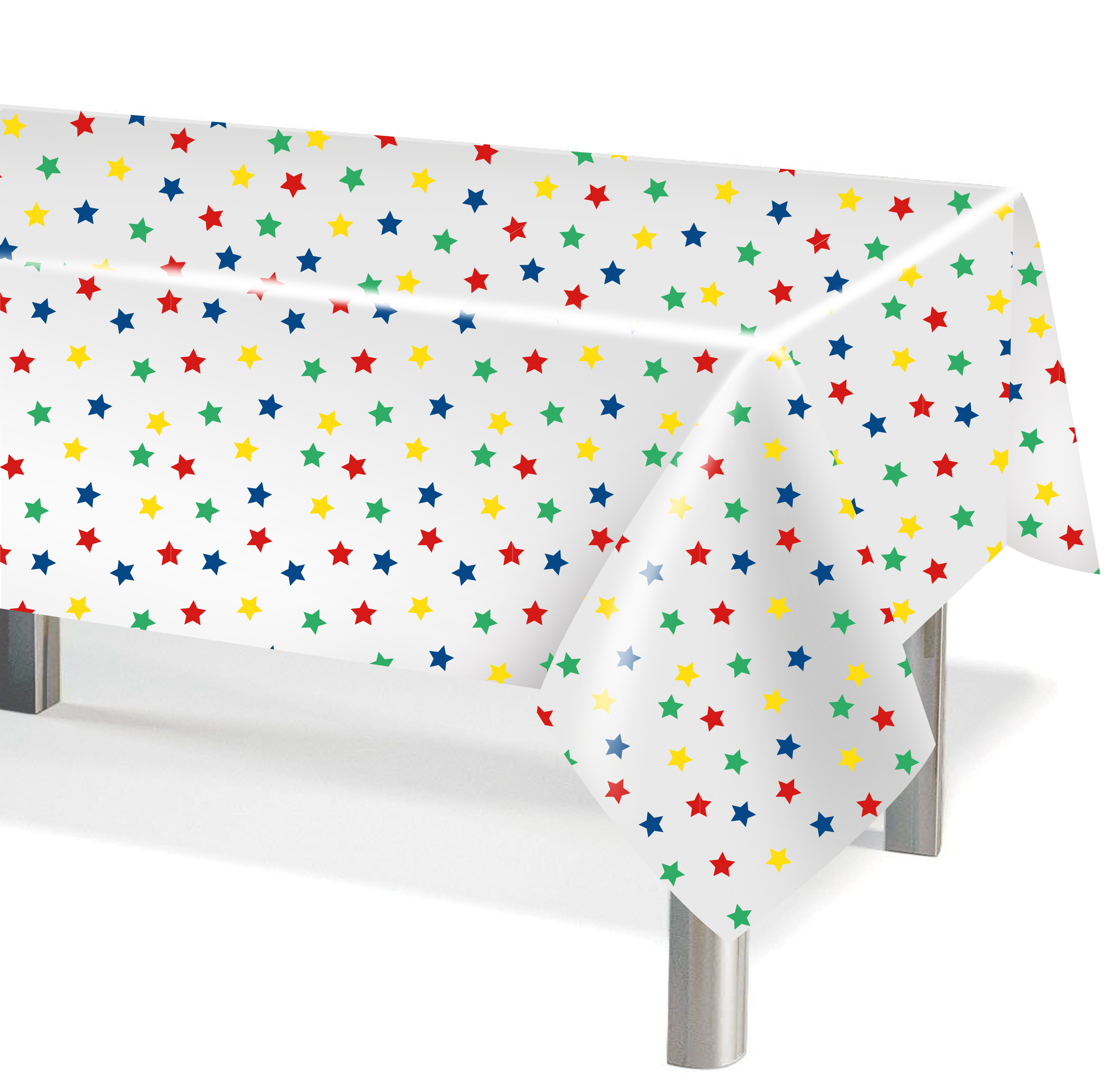 Скатерть одноразовая, Звездочки, 120х180 см, 1 шт, 6015055