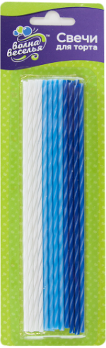 Свечи Коктейльные , ассорти для мальчика ,(24 шт;уп), 183554