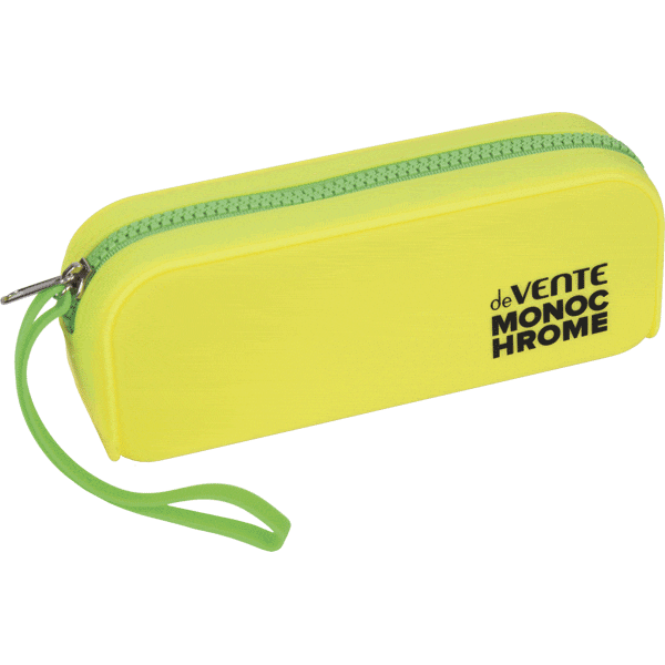 Пенал односекционный DeVente 'Monochrome', желтый, пласт. уп., 7025000