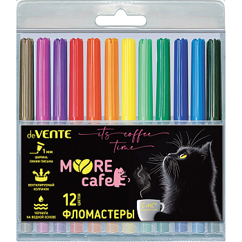 Фломастеры 12 цв. deVENTE MooreCafe, 5081643