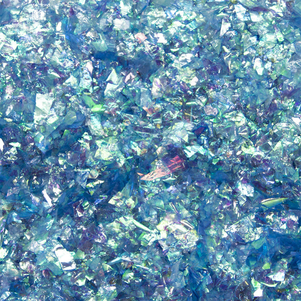 Конфетти фольга Блестки, Хамелеон, Синяя лазурь, Голография, 20 гр., 6014711