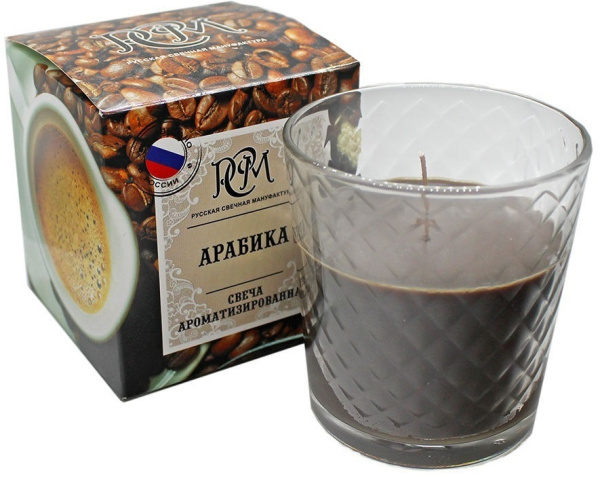 Свеча в стакане РСМ Арабика 30 ч 3113023