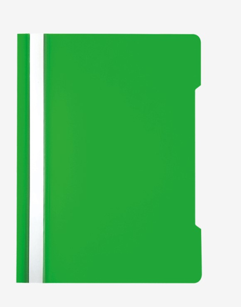 Папка-скоросшиватель, А5 deVente с прозрачным верхом, зеленая, 3079805