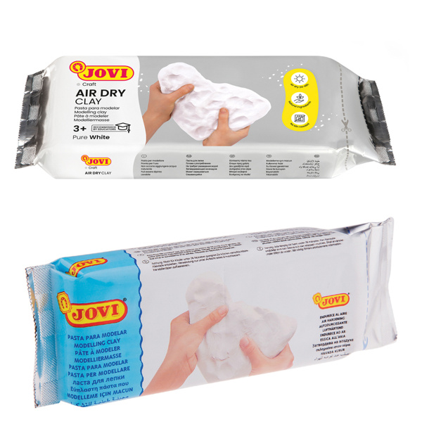 Паста для моделирования JOVI , отвердевающая , белая , 500 грамм, 85